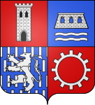 Blason ville fr Pont-de-Roide